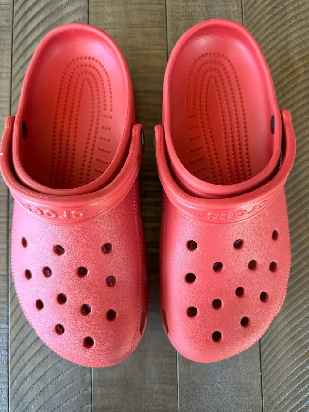 CROCS - Classic Crocs Comfort Clogs Dragon Fruit Red Men’s Size 9  (W/11)